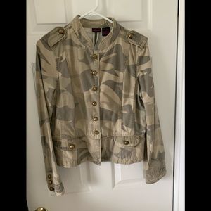 Willi Smith cotton camouflage jacket.